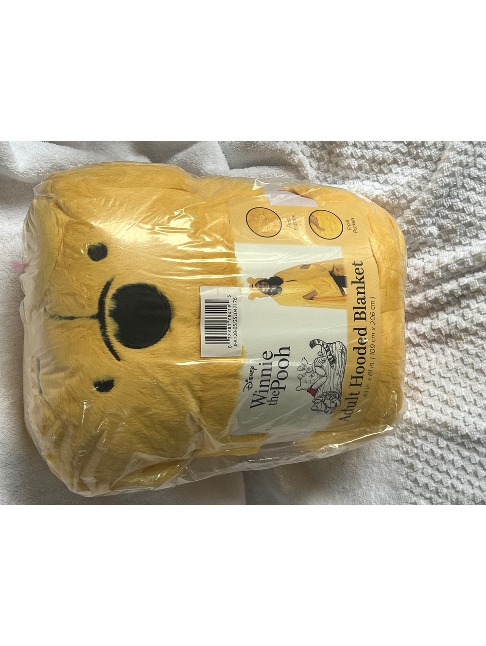 Winnie the Pooh Adult Hooded Blanket
